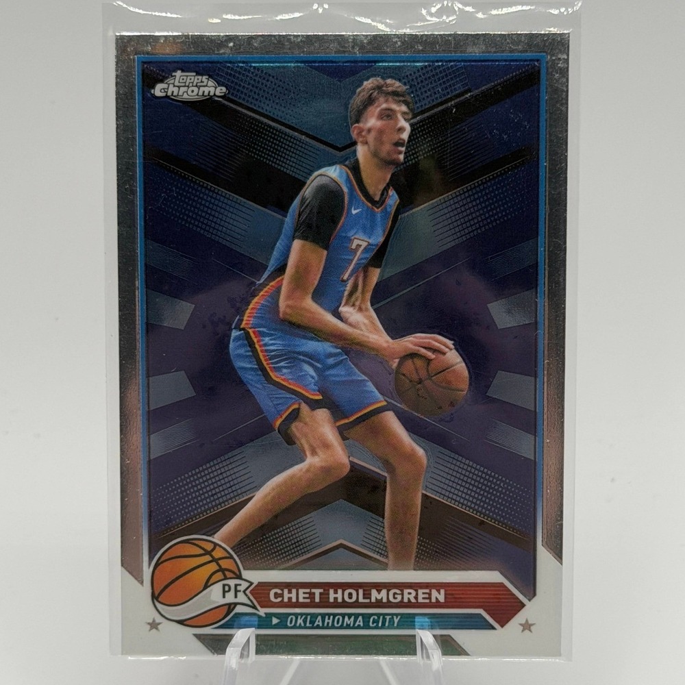 Chet Holmgren 2024 Topps Chrome 196 NBA Oklahoma City Thunder